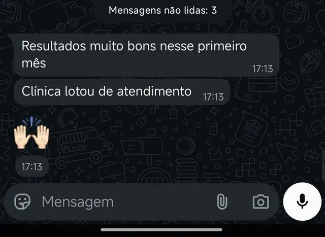 Depoimento de cliente sobre resultados da campanha